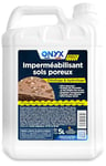 Onyx Professionnel - Imperméabilisant Hydrofuge et Oléofuge Sols Poreux Multi-Surface - Effet Perlant, Sans Solvant, Sans Odeur - Fabrication Française - 5L