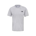 The North Face Men Reaxion Ampere T-Shirt - Tnf Light Grey Heather, Small