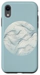 Coque pour iPhone XR Vagues minimalistes de l'océan