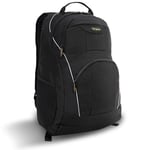 Targus - 16” Motor Laptop Backpack - Durable Water Resistant Material - Pack for Business, Travel, Professional Commute - Back Padding Support, Black - TSB194US