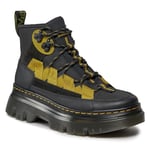 DR MARTENS Men's 8 Eye Boot, Black Lapstone & Black Poly Rip Stop, 8 UK