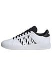 adidas Femme Grand Court Base Shoes Chaussures, FTWR White/FTWR White/Core Black, 44 EU