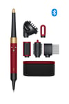 Dyson Airwrap i.d.™ Curly+Coily  multi-styler og hårføner (Red Velvet/Gold)