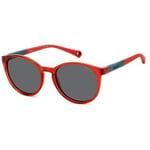 Lunettes de soleil enfant Polaroid  PLD 8059/S Lunettes de soleil, Rouge/Gris, 45 mm