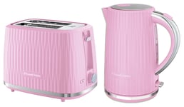 Russell Hobbs Eden Raspberry Pink Kettle and Toaster 27362BU