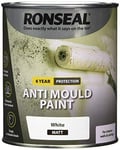 UK AMPWM750 Anti Mould Paint White Matt 750ml Anti Mould Emulsion Paint Prote U