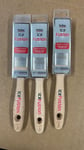 3 x ProDec Advance Ice Fusion 1.5" Inch Synthetic Paint Brush FSC Wood (ABPT066)