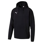 PUMA Men's Liga Casuals Hoody Sweatshirt, Black, XL UK