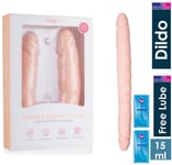 EasyToys Realistic Double Penetration Ended 15" Dildo | 40 cm  Couples Dildo