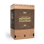 Advent Calendar 2024 for Coffee Lovers - 25 Premium Hand Roasted Gourmet Whole Bean Specialty Coffees of The World | Christmas Gifts for Men & Women | Hamper Style Gift Set Idea with Unique Concept