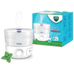 Vicks Top Fill Cool Mist Ultrasonic Humidifier For Easy Breathing+ VapoPads 2.2L