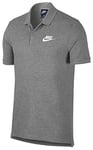 Nike 909746 - Polo T-Shirt - Homme - Gris (Dk Grey Heather/White) - XL