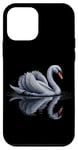 Coque pour iPhone 12 mini Empileurs d'argent physiques Funny Silver Swan Precious Metals