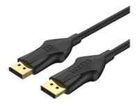 Unitek - Displayport-Kabel - Displayport (Hane) Till Displayport (Hane) - 1 M - 8K60hz Stöd, 1440P Stöd 240 Hz - Svart