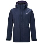 Berghaus Women's Hillwalker Long Interactive Gore-Tex Waterproof Shell Jacket | Breathable | Durable Coat, Blue, 12