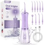 SEJOY Water Flosser Cordless Dental Oral Irrigator for Teeth Cleaner 9 Jet Tips