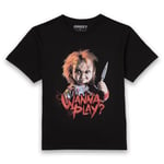 Chucky Wanna Play? Men's T-Shirt - Black - 5XL