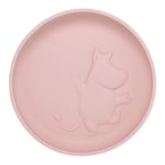 Mumin Silikon Tallrik med Sugkopp Rosehip Pink Rätt Start