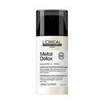 L'Oréal Professionnel, Crème Haute Protection, Cheveux Abîmés & Cassants, Colorés ou Naturels, Sans-Rinçage, Hydrate, Protège des UV et de la Chaleur, Technologie Brevetée, Metal Detox, Serie Expert, 100ml