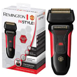 Remington Mens Foil Shaver F4 Style Man Utd Edition Stubble Styler Waterproof