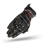 SHIMA XRS-2 Gants Moto Homme - Gants Touchscreen, D'été, Sport et Cuir avec Protecteur de Jointure en TPU, Glissières Mains et Doigts, Paume Renforcée (Noir, M)