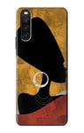 African Queen Nefertiti Silhouette Case Cover For Sony Xperia 10 III