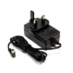 24v 1.2A power supply, right angle UK plug