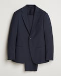 Giorgio Armani Soho Virgin Wool Suit Navy