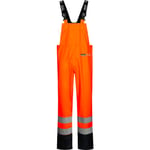 Lyngsøe PU regnoverall LR3059, High-Vis orange/marin, storlek 2, 4XL