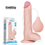 Gode Réaliste Ejaculateur Ventouse Sextoys Homme Femme 20 x 4,5cm Ejaculation FR