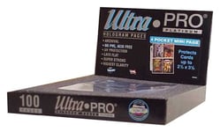 Ultra Pro 4-Pocket Platinum Page for Mini 2-Ring Albums