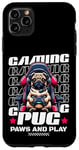 iPhone 11 Pro Max Gaming Pug Video Game Dog Graphic For Men Boys Women Kids Case