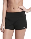 NIKE Swim Solid Element Swim Womens Boardshorts Medium Black