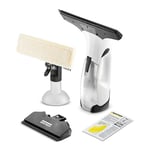 Kärcher Window Vac WV 2 Plus N, Battery Running Time: 35 min, LED Display for Battery Status, 2 Suction Nozzles, Spray Bottle with Microfibre Cloth, 20 ml Window Cleaner Concentrate