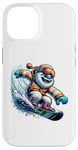 iPhone 14 Cooler Yeti Snowboard Fun In Winter Case