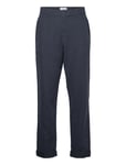 Lindbergh Wide Fit Twill Pants Marinblå