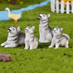 Husky Cute Dog Diy Mini Miniature Fairy Garden Dollhouse Decor M P1