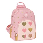 Vapaa-ajan reppu Glow Lab Hearts, 13 L, pinkki