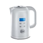 Russell Hobbs Bouilloire électrique [Réglage numérique précis température 25-100°C pour lait et aliments pour bébés, thés & plus] Precision Control (1,7L, 2200W, écran LCD, maintien au chaud) 21150-70