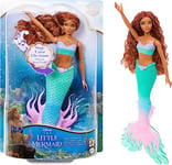 Mattel Disney The Little Mermaid Sing & Dream Ariel Fashion Doll with Signature Tail, Toys Inspired by the Movie, HMX22