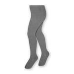 STEVEN Collants en coton uni et lisse pour enfants/Hauteur 68 cm-158 cm/Parfait pour les journées plus fraîches/Opaque/Collants pour enfants/Unisexe/Âge 0-11/Gris/150 cm-158 cm