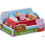 Peppa Gris - Familiebil i tre med figur