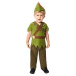 amscan 9916792 - Baby World Book Day Peter Pan Fancy Dress Costume with Hat Age: 6-12m