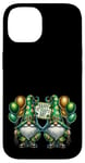 iPhone 14 Happy St Patricks Day Gnome For Women And Men St Paddys Day Case