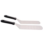 2 Pcs Teppanyaki Spatulas Grill Spatula Pancake Flipper Griddle Spatula