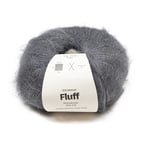 Mohair Silk Fluff 25 gr Soggy Mittens dk grey A780 Adlibris