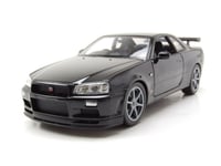 Nissan GT-R R34 Noir Modèle Réduit 1:24 Welly