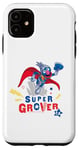 Coque pour iPhone 11 Super Grover 2.0, super héros de Sesame Street