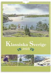 Väggkalender Klassiska Sverige 2025