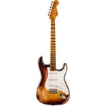 STRATOCASTER CS LTD 70TH ANNIVERSARY '54 - SUPER HEAVY RELIC, WIDE-FADE 2 SUNBURST